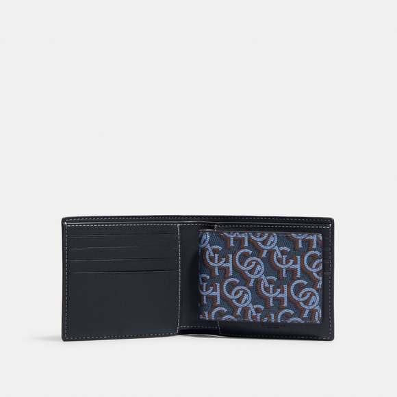 NWT Coach Outlet 3 In 1 Wallet With Coach Monogram Print - Picture 2 of 4